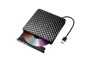 NewBee NB-DVW-DIAMND Diamond Pattern Slim Portable External USB 3.0 DVD+RW Drive for PC & MAC