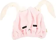 BIUDECO Cute Baby Hair Towel Wrap Microfiber Hooded Towel Absorbent Hair Cap Soft for Boys and Girls Easy to Use