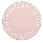 Round Kids Play Rug Alphabet Nursery Area Rug Extra Large Soft Crawling Play