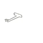 11" Wire Stemware Wine Glass Rack Hanger Holder Satin Nickel (Rev-A-Shelf)