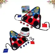 Floating Skee Ball Cornhole Game – Play on Land & Water, 4-Player Fun, Durable