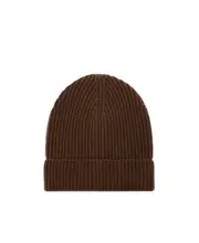 Dolce Gabbana Turn-Up Brim Knit Beanie One size Brown