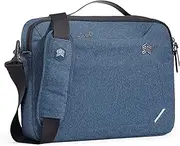 STM Myth Fleece-Lined Brief Case with Removable Strap for 15-Inch Laptop - Slate Blue (stm-117-185P-02)
