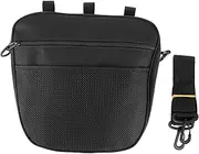 600D Oxford Cloth Passenger Grab Handle Storage Pouch with Three Compartments Adjustable Straps and Superior Zipper Fits Jeep JK JL TJ YJ CJ from 1965 to 2018