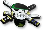 [KOZUKI] Law Pin one piece brooch Law enamel Pin Law Pin Anime (SAMURAI), Zinc, hard enamel
