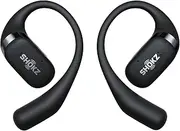 [SHOKZ] OpenFit for 2023 Open-Ear True Wireless Bluetooth Headphones with Microphone, Earbuds with Earhooks, Sweat Resistant, Fast Charging, 28HRS Playtime, Black