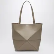 [Loewe] Puzzle Fold Tote bag medium sand colour One size Beige