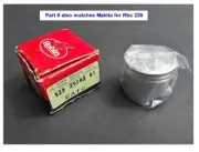 Small Engine Piston Subaru Robin 523-25002-01 also matches Makita Rbc 230 Part#