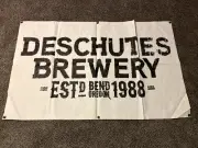 DESCHUTES BREWERY BEND OREGON SIGN CANVAS DISPLAY BANNER FLAG LARGE