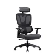 MECCA Ergonomic Double Mesh Back Fabric Seat Manager Chair