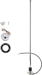 X AUTOHAUX 787mm Fuel Sending Unit and Gauge Kit 240-33 Ohms 31" Boat Fuel Tank Sending Unit Fuel Water Level Sensor and Fuel Gauge for Boat Car Truck RV