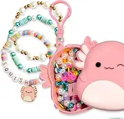 [Squishmallows] Original Archie The Axolotl Bracelet Kit, Bracelet Making Kit, Friendship Bracelet Kit, Charm Bracelet, Charm Bracelet Making Kit, Gifts for Girls, for Boys, Craft Kits