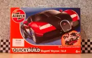 AIR/FIX Quick Build Bugatti Veyron 16.4 Model Kit New Unassembled