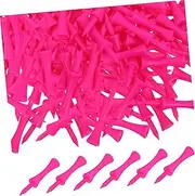 BRIGHTFUFU 100pcs Golf Practice Tees Golf Golf Tees Winter Golf Tees Martini Golf Tee Castle Tees Golf Tall Tees Golf Driving Range Golf Tees Short Golf Tees Small Tees Golf Rosy Pp