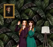 Green Tropical Banana Leaf Wallpaper Peel and Stick Tropical Leaves Wall Mural