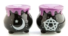 Collectable Witches Cauldron Salt & Pepper Shaker Set/2