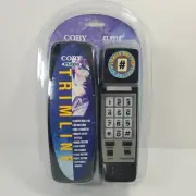 Vintage Coby Corded CT-P210 Telephone Home Phone White Trimline - New Sealed