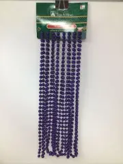 Bead Garland Trim A Tree Holiday Jubilee Purple Kmart 18 Ft NIP NOS Vintage