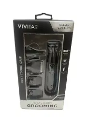 VIVITAR BLACK CORDLESS TOTAL BODY CLEAN CUTTING TRIMMER GROOMING KIT