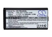 550mAh Battery for Nintendo DSi ,NDSi ,NDSiL,P/N:C/TWL-A-BP, TWL-003