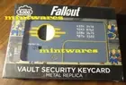 Fallout 4 Vault Security Keycard Ingot Figure Replica & Stand Official NEW