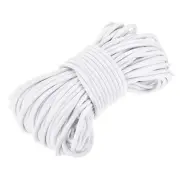 1/4 Inch Shock Cord, 98 Feet White Bungee Cord Tent Pole Elastic Kayak Rope