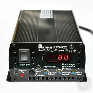 《飛翔無線3C》RETECH RPS-922 數位式全電壓基地台電源供應器 AC110V轉DC13.8V 22A◉公司貨