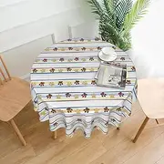 Paw Tablecloth for Round Table Cloth 60 Inch Waterproof Party Table Covers for Picnic Kitchen Outdoor