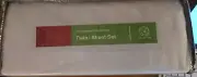 Martha Stewart The Holiday Collection Twin Sheet Set Ivory 100% Cotton Flannel