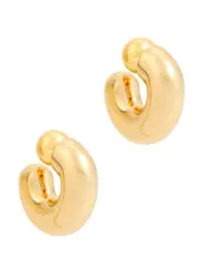 Jenny Bird Tome Large Hoop Earrings - Gold - One Size One Size