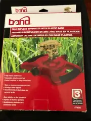 Bond Zinc Impulse Sprinkler With Plastic Base 70042