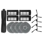 For Eufy X9 Pro Main Roller Side Brush Hepa Filter Mop Cloth Pad