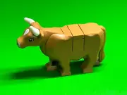 *BRAND NEW* LEGO Cow with Light Nougat Muzzle and White Spot on Head