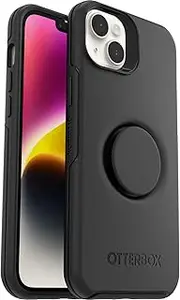 iPhone 14 Plus Otter + Pop Symmetry Series Antimicrobial Case, Black