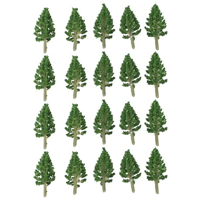 20X Model Trees Train Railway Diorama Scenery Layout 6cm Artificial Pine Trees