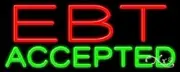 BRAND NEW "EBT ACCEPTED" 32x13 REAL NEON SIGN w/CUSTOM OPTIONS 11511