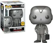 POP! Vinyl Wanda Vision - 50s Vision CHASE RARE with Pop Protector #714