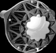 AN Crossfire Air Cleaner Filter Kit Anodized Black Harley Breakout 18