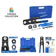 PEX Crimping Tool Kit :1/2 Inch, 3/4 Inch and 1 Inch For Pex Copper Crimp Rin...