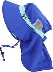 [Abaodam] Adjustable Sun Protection Hat Foldable Breathable Summer Fishing Cap for Boys for Outdoor Activities and Cute Design Lightweight and Portable Blue