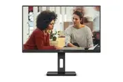 AOC 23.8' IPS 4ms, Full HD, - DP, HDMI, VGA. Tilt, Low Blue Mode, Flicker Free, 2x Speakers. Vesa 100, 3 side Frameless, Height Adjust Monitor