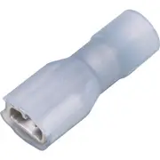 CABAC FIQC2-4.8-50 Insulated Terminal - Blue 50Pk Wire Range 1 - 2.5Mm Squared Tab Width: 4.8Mm