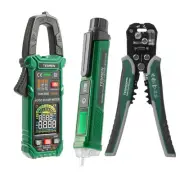 Complete Electrical Toolkit: TESMEN TN-213 Voltage Tester, TCM-300D Clamp Met...