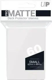 Ultra Pro Pro-Matte Gaming Small Size Deck Protector Sleeves CLEAR 60 Count Pack
