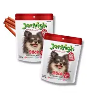 Chicken Stick Dog Puppy Food Snack Treat Joint Muscle Strong Bone JerHigh 2x400g