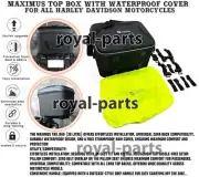 "MAXIMUS TOP BOX WITH WATERPROOF COVER" FIT FOR ALL HARLEY DAVIDSON MOTORCYCLES