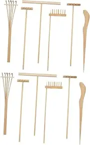 2 Sand Table Accessories Tea Art Garden Sandbox Tools Kit Mini Sand Rake Mini Zen Garden Bonsai Tools Miniature Rake for Zen Garden Zen Garden Sand Zen Garden Kit Zen Rakes Bamboo