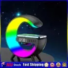 Wireless Speaker Charger Bedside Lamp Durable with Alarm Clock Atmosphere Lamp
