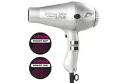 3x Parlux 3200 Ionic Ceramic Compact Hair Dryer Silver