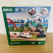 BRIO Brio World RC Travel Set 33277 - Wooden Railway Trains